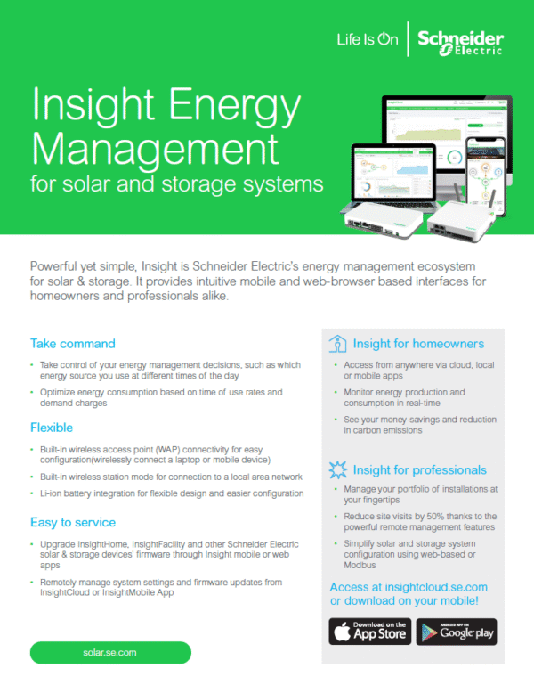 Schneider Electric Conext InsightHome and InsightFacility Edge Devices - Image 2