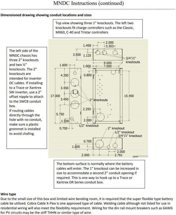 MidNite DC Solar Breaker Box w/ 250A Breaker - Image 3