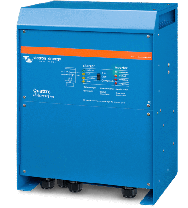 Victron Energy Quattro 48V/5000VA/70A-100/230V Inverter/Charger - Image 2