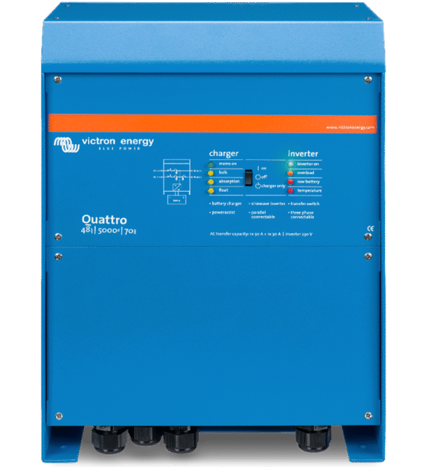 Victron Energy Quattro 48V/5000VA/70A-100/230V Inverter/Charger